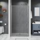 Душевая дверь Azario Shanghai AZ-Y43-130-MGR-C 130 см профиль графит матовый стекло прозрачное