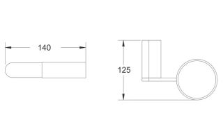 Мыльница Rose RG1703H чёрный Мыльница Rose RG1703H чёрный