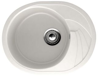 Кухонная мойка Ulgran Classic U-403-341 ультра-белый Кухонная мойка Ulgran Classic U-403-341 ультра-белый