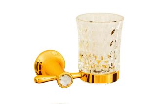 Стакан для зубных щёток Boheme Chiaro 10504 золото Стакан для зубных щёток Boheme Chiaro 10504 золото