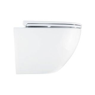 Унитаз подвесной Azario Adagio AZ-5177T-WHT безободковый торнадо белый