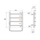 Полотенцесушитель электрический Point Афина PN04756B 50x60 см черный