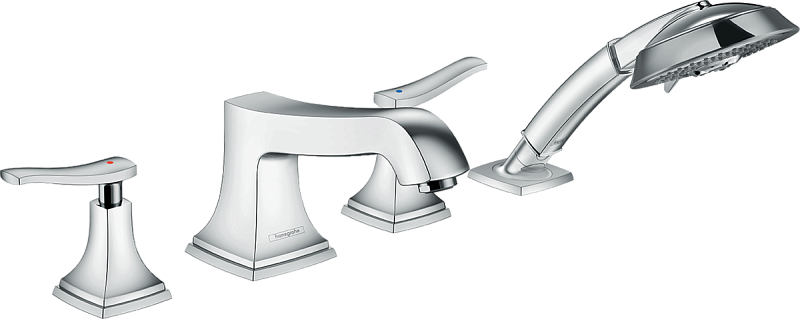 Смеситель на борт ванны Hansgrohe Metropol Classic 31441000 хром