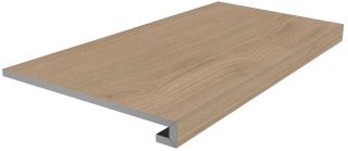 Керамогранит Kerama Marazzi SG643820R\GCF Ступень Альберони коричневый светлый матовый обрезной 33x60x0,9