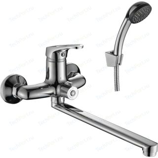 Смеситель для ванны Decoroom с ручным душем хром DR37043 Смеситель для ванны Decoroom с ручным душем хром DR37043