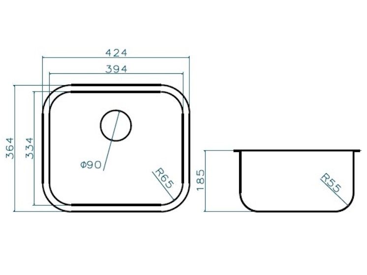 Кухонная мойка Grandex Aqua Select 36 L 200332 сатин