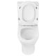 Унитаз-компакт Azario Reina AZ-2785T безободковый торнадо белый