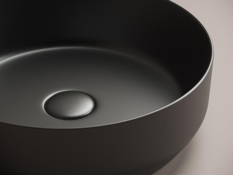 Раковина Ceramica Nova Element CN6022MB 39см чёрный матовый