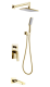 Душевая система Boheme Venturo 384-2 золото Душевая система Boheme Venturo 384-2 золото