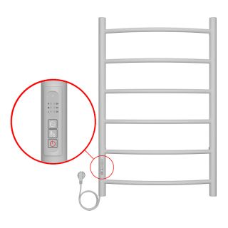 Полотенцесушитель водяной Azario Verona AZ04758W 50x80 см белый