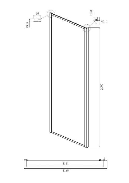 Душевой уголок Ambassador Forsa 17021109AX-120AX 140x120см хром/прозрачное