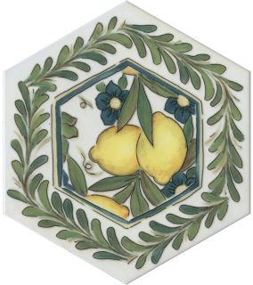 Плитка Kerama Marazzi VT\A536\24035 Декор Флорентина 1 глянцевый 20x23,1x0,69