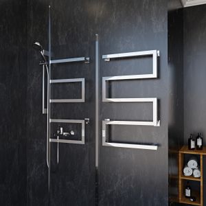 Полотенцесушитель электрический Indigo Sparta DGS80-50Rt 80x50 см хром