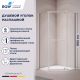 Душевой уголок RGW PA-081-1 3508081199-11 90x90 см профиль хром стекло прозрачное