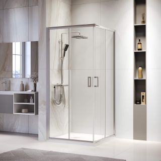 Душевой уголок RGW PA-39 03083988-11 80x80 см профиль хром стекло прозрачное
