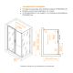 Душевой уголок RGW PA-74B (PA-14B + Z-050-2B) 410874138-14 130x80 см профиль чёрный стекло прозрачное