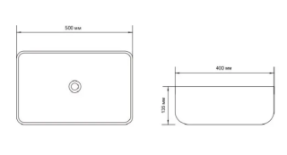 Раковина Aquanet Soul 1 211282 Белая