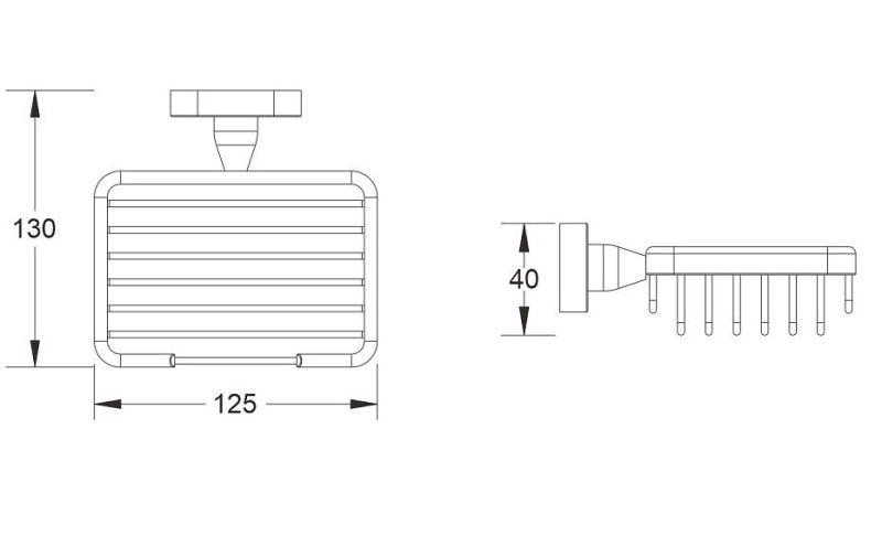 Мыльница Shevanik SG5104T оружейная сталь