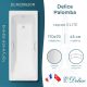 Ванна чугунная Delice Palomba DLR230620R 170х70 с отверстиями под ручки Ванна чугунная Delice Palomba DLR230620R 170х70 с отверстиями под ручки