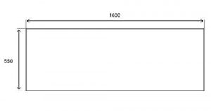 Центральная панель для ванны Veedi 137000160 160x70см белый