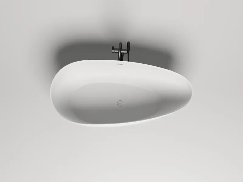 Ванна из искусственного камня Salini Paola S-Sense 101511G 160x77см белый глянцевый