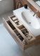 Подвесная тумба под раковину Clarberg Papyrus Wood Pap-w.01.10/LIGHT 100см светлое дерево