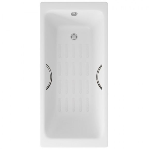 Ванна чугунная Delice Parallel DLR220506R-AS 180x80 с ручками Ванна чугунная Delice Parallel DLR220506R-AS 180x80 с ручками