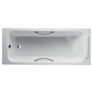 Чугунная ванна Jacob Delafon PARALLEL E2949-00 с отверстиями для ручек 150x70