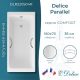 Ванна чугунная Delice Parallel DLR 220504R 160x70 с ручками Ванна чугунная Delice Parallel DLR 220504R 160x70 с ручками