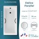 Ванна чугунная Delice Parallel DLR220505RB 170х70 с черными матовыми ручками Ванна чугунная Delice Parallel DLR220505RB 170х70 с черными матовыми ручками