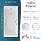 Ванна чугунная Delice Parallel DLR 220502R 170x80 с ручками Ванна чугунная Delice Parallel DLR 220502R 170x80 с ручками