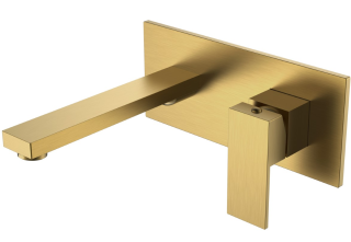 Встраиваемый смеситель для раковины Boheme Qubic 475-BR бронза Встраиваемый смеситель для раковины Boheme Qubic 475-BR бронза