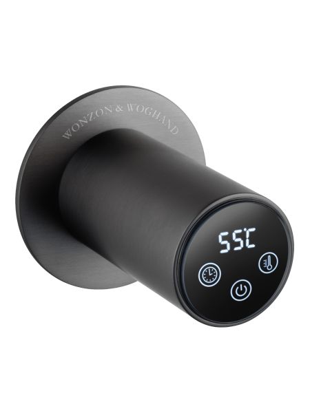 Полотенцесушитель электрический встраиваемый Wonzon & Woghand Dortmund WW-A362-GM 58x45 см с внутренней частью тёмный графит