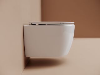 Унитаз подвесной Ceramicanova Ной (Noe) CN4011T торнадо 3.0 белый