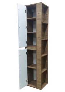 Пенал подвесной с открытой полкой Эстет Monaco Wood ФР-00010687 Л 35см белый/дуб рустикальный Пенал подвесной с открытой полкой Эстет Monaco Wood ФР-00010687 Л 35см белый/дуб рустикальный