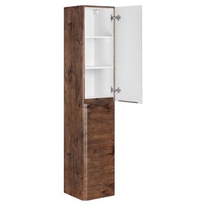 Шкаф-колонна Vincea Paola VSC-2P170RW-L 35 см темное дерево