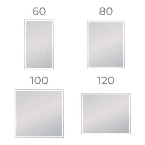 Зеркало с подсветкой Vigo Roberta Luxe 294 80 см