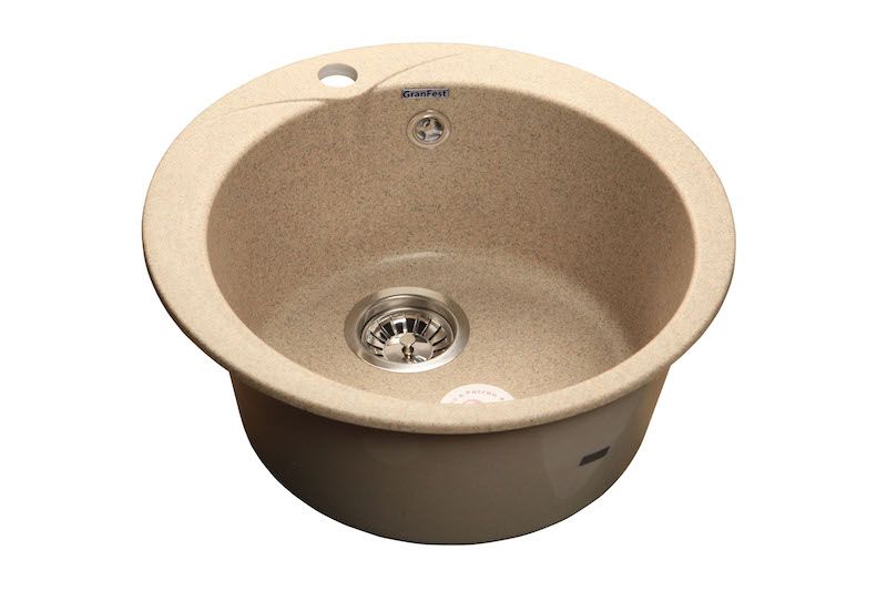 Мойка кухонная GranFest Песок Rondo R-480 пес