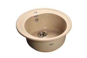 Мойка кухонная GranFest Песок Rondo R-510 пес