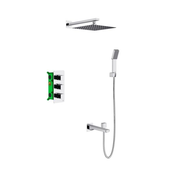 Душевая система Timo Petruma SX-5049/00SM с термостатом хром