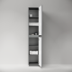 Шкаф-пенал напольный Sancos Folk Floor PFL35FGS 35 см Grey soft