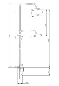 Душевая стойка Splenka S50.24 хром