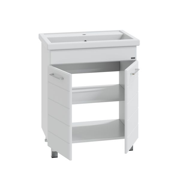 Напольная тумба под раковину Санта Омега 207037 70 см белый
