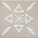 Декор Kerama Marazzi KMD3STA018GN Бахия 2 серый светлый глянцевый 9.8x9.8x0,7