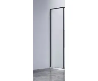 Боковая стенка Vincea Slim-N VSG-4CN800CLB 80 см черный стекло прозрачное