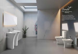 Раковина Ceruttispa  Luca CT7283 450x435x835 напольная