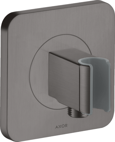 Держатель ручного душа Hansgrohe 36724340 шлифованный черный хром