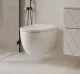 Унитаз подвесной Sanita Luxe Гелакси WC.WH/Galaxy/SlimDM.Rim/WHT.G/S1 безободковый белый