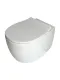 Унитаз подвесной Sanita Luxe Гелакси WC.WH/Galaxy/SlimDM.Rim/WHT.G/S1 безободковый белый