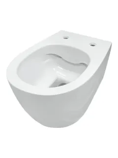 Унитаз подвесной Sanita Luxe Гелакси WC.WH/Galaxy/SlimDM.Rim/WHT.G/S1 безободковый белый
